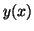 $ y(x)$