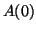 $\displaystyle A(0)$