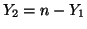 $ Y_2 = n - Y_1$